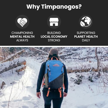 Timpanogos Elevation 22L Hiking Backpack, Lightweight Daypack for Men & Women made with Water-Resistant Ripstop Nylon, Hydration Compatible comes with Ergonomic Straps for Camping and Travel (Timp) - color: Timp