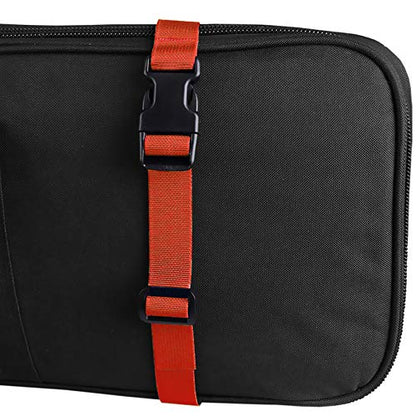 MAGARROW 24" 40" 60" 100" Strap Buckle Packing Straps Adjustable 1-Inch Belt - color: Orange (4-Pack), size: 1" Wide - 60" Long