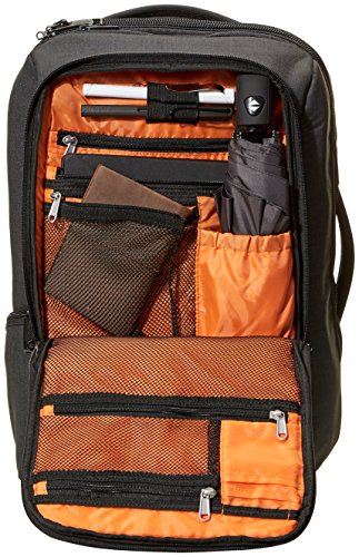 Amazon Basics Slim Carry On Laptop Travel Overnight Backpack - Black