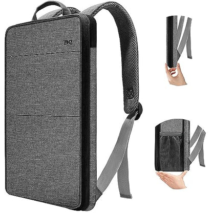 ZINZ Slim & Expandable Laptop Backpack 15 15.6 16 Inch Case, Water Resistant Travel Backpack Compatible with MacBook Pro/Neo 16" 15", Dell XPS 15 16 and Most 15" 15.6" 16" Notebooks，G01BK02 - color: G01bk02, size: 15"-16"