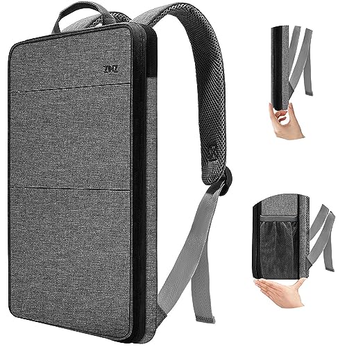 ZINZ Slim & Expandable Laptop Backpack 15 15.6 16 Inch Case, Water Resistant Travel Backpack Compatible with MacBook Pro/Neo 16" 15", Dell XPS 15 16 and Most 15" 15.6" 16" Notebooks，G01BK02 - color: G01bk02, size: 15"-16"