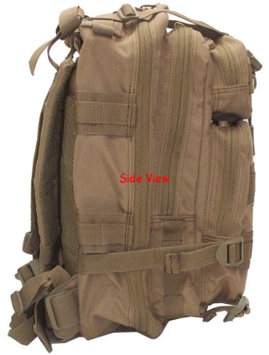 Level III Lv3 Molle Assault Pack Backpack--BLACK