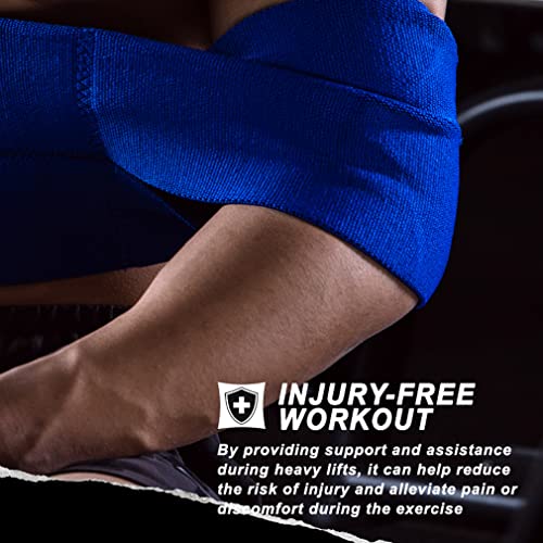 LARA STAR Bench Press Power Resistance Band, Bench Power Weight Lifting Training Fitness Increase Strength Push Up Gym Workout - color: Blue(Tension:140-200lb)
