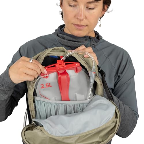 Osprey Hikelite 18L Durable Hiking Backpack - Travel Daypack with Rain Cover for Men and Women, Graphite Purple - color: Graphite Purple, style: 18l
