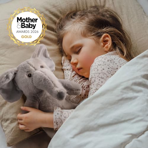 Moonkie Hug & Go™ Elephant Toddler Backpack – Soft Plush Bag with Take-Along Toy for Boys Aged 2–4 | Ideal for Daycare, Travel & Birthday Gifts - color: Elephant