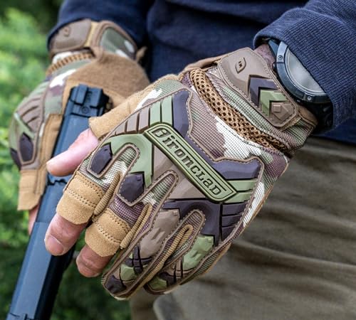 Ironclad Tactical Trigger Camo Gloves - size: Medium