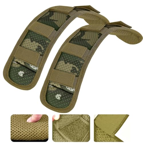 ZINMARK 2-Pack Shoulder Pad Anti-Slip Cushion Breathable Pad for for Laptop Bags, Messenger Bags, Briefcase Bags, Luggage Bags, Tool Bags, Travel Bags and Most Bags, Camouflage Green - color: Camouflage Green