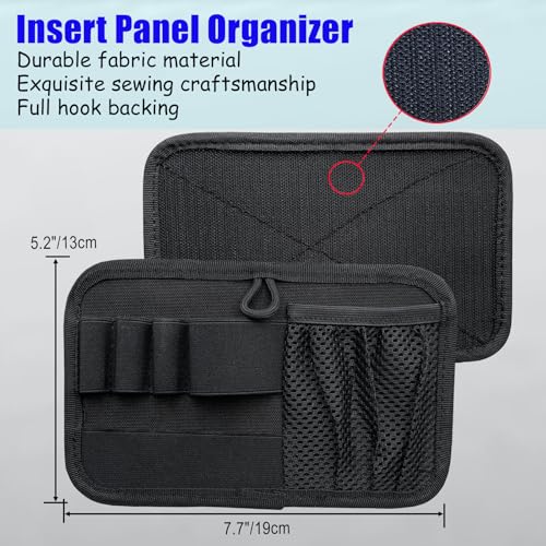 Tactical Panel Organizer Insert,Molle Admin Panel Hook and Loop Fasteners,Gear Storage,Utility Accessories Modular Pack Organizer Board for Tactical Backpacks,Chest Rigs,Gear Bags (1)