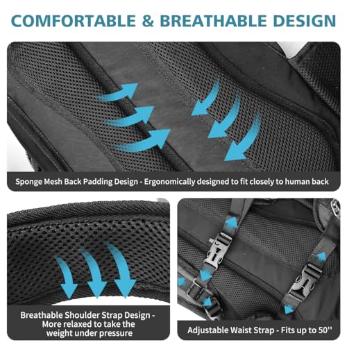 Hydration Pack, Insulated Hydration Backpack with 2L Hydration Bladder, Hiking Backpack for Men Women Kids, Water Backpack for Hiking, Running, Cycling, Camping - color: Black Emerald