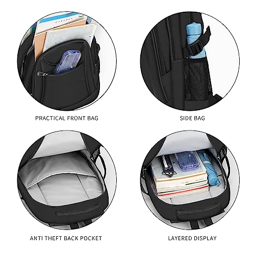 Casual Lightweight Backpacks for Boys & Girls, School Bookbags, 15 "Laptop Backpack, Travel Bag - color: 211hei