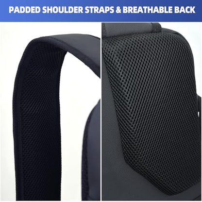 TPAID Vacuum Compression Backpack 60L with Built-in Pump, Combo Lock & USB - size: 17 Inch