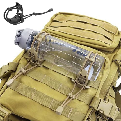 Tactical Gear Molle Clips, Multipurpose Backpack Binding Clip Walking Stick Fixed Clip Outdoor Hook Backpack Accessories for Clipping Gear to Backpack
