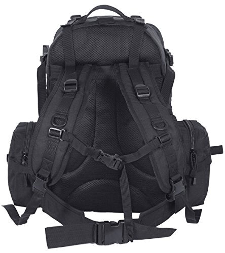 Seibertron 3 Day Tactical Backpack Waterproof Molle Bag/Rucksacks Black - color: 3 Day Black