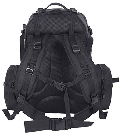 Seibertron 3 Day Tactical Backpack Waterproof Molle Bag/Rucksacks Black - color: 3 Day Black