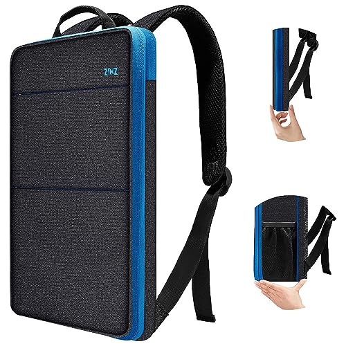 ZINZ Slim & Expandable Laptop Backpack Water Resistant Backpack Travel Backpack Compatible with MacBook Air/Pro/Neo 13-14 inch, XPS 13/14, Surface 13.5" and Most 13-14 Notebooks，B01BL01 - color: B01bl01, size: 13"-14"