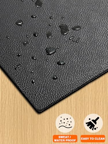 Treadmill Mat 55"x25", WERCHO Foldable Walking Pad Mat for Carpet Hardwood Floors 6mm Heavy-Duty Exercise Equipment Mat for Treadmil Pad,Spin Bike, Elliptical Trainer, Home, Gym - size: 55"L x 25"W x 0.2"Th