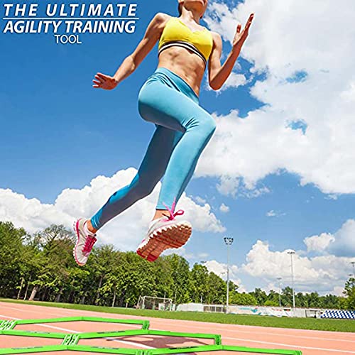 Hexagon Agility Ring Training Circle Ring Speed Agility Ladder Physical Training Ring Football Footwork Trainer Hurdles Agility Ladder Fitness Equipment Multicolor Training Ring 3Pcs - color: blue