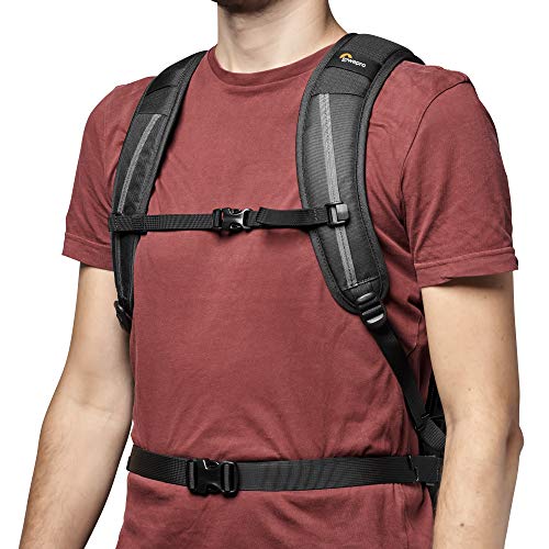 Lowepro Flipside BP 400 AW III Mirrorless and DSLR Camera Backpack - Dark Grey - with Rear Access - with Side Access - with Adjustable Dividers - for Mirrorless Like Sony α7 - LP37353-PWW - color: Dark Grey