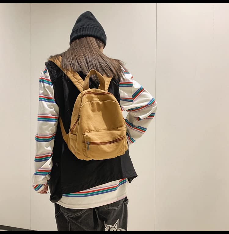 XPONNI Small Backpack Purse for Teen Girls Grunge Accessories Purse Backpack for Women Mini Backpack Purse (Brown) - color: Brown