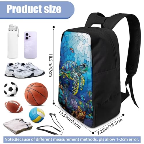Basketball Backpack With Separate Ball Compartment And Shoes Fit Basketball Volleyball Football - color: Turtle
