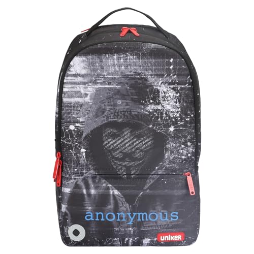 Graffiti Backpack, Designer Laptop Backpack for 15.6 Inch Work,Water Resistant Backpack Computer Bag, Anonymous - color: Anonymous