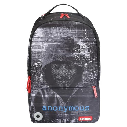 Graffiti Backpack, Designer Laptop Backpack for 15.6 Inch Work,Water Resistant Backpack Computer Bag, Anonymous - color: Anonymous