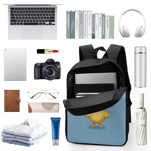 Travel Laptop Backpack Slim Durable Lightweight Back Pack Cute A Yellow Chicken Small Backpack For Women Men - color: A Yellow Chicken