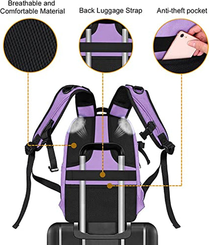 MOSISO Camera Backpack, DSLR/SLR/Mirrorless Photography Camera Bag 15-16 inch Waterproof Hardshell Case with Tripod Holder&Laptop Compartment Compatible with Canon/Nikon/Sony, Purple - color: Purple