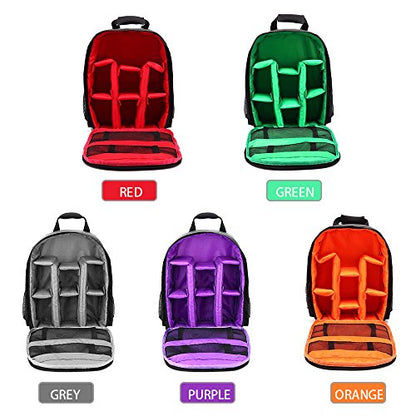 Ejoyous Camera Backpacks for Photographers, Outdoor Small DSLR Digital Camera Video Backpack, Water resistants Multifunctional Breathable Camera Bags For Unisex Outdoor Travel Hiking