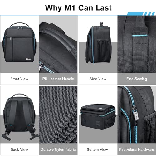 Lykus M1 Travel Backpack Case for Mini 4 Pro/3 Pro/4K,DJI Air 3S,Mavic 3 Classic,with RC-N1/RC-N2 Remote Controller
