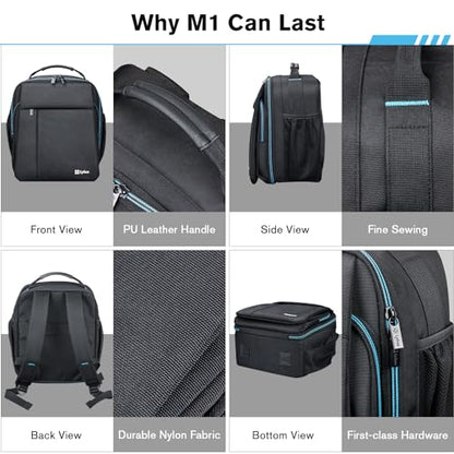 Lykus M1 Travel Backpack Case for Mini 4 Pro/3 Pro/4K,DJI Air 3S,Mavic 3 Classic,with RC-N1/RC-N2 Remote Controller
