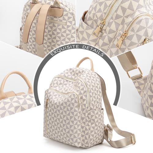 Womens Backpack Purse Leather Anti-theft Large Fashion Designer Travel Backpack Bag Men's Backpack Shoulder Bags - color: D-black