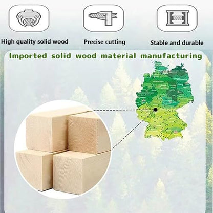 Wooden Platform, Indoor Wooden Step Stool with Non Slip Pads, Step for Outside, Stepping Platform for Adults & Elderly, No Assembly Required, Safety Stepping Stool for Bathroom, Kitchen, Bed(60 - size: 60x30x11cm