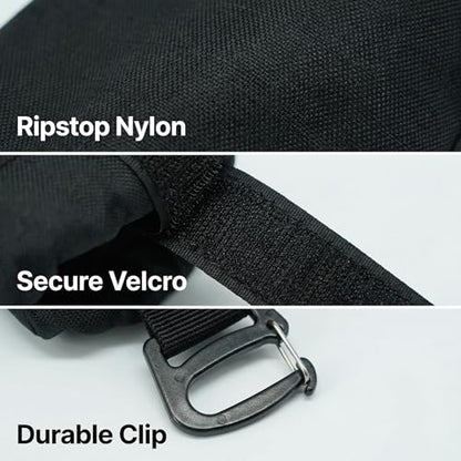 Ultralight Backpack Strap Water Bottle Holder – Front Access, Fits 16–24oz Bottles