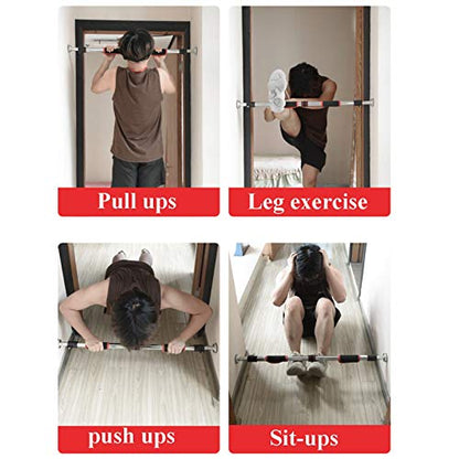 Pull-Up Bar The Horizontal Bar On The Door, Without Screw Installation, The Fitness Training Bar On The Door, 65-90cm, 85-120cm, 105-140cm (Size : 105-140cm) - size: 105-140cm