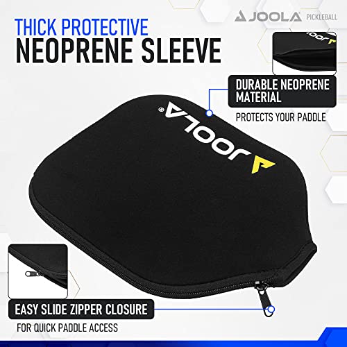 JOOLA Pickleball Paddle Cover - Neoprene Sleeve for JOOLA Paddles - Pickleball Accessory and Gift - Padded Foam Storage Case Protects Pickle Ball Rackets - color: Standard