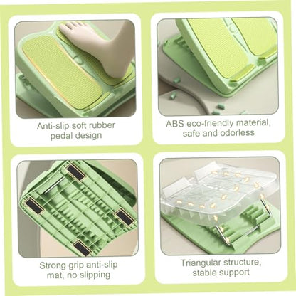 11 Level Adjustable Calf Stretcher Board 881lbs – Foldable Non Slip Slant Board for Tight Calves Plantar Fasciitis Women Men