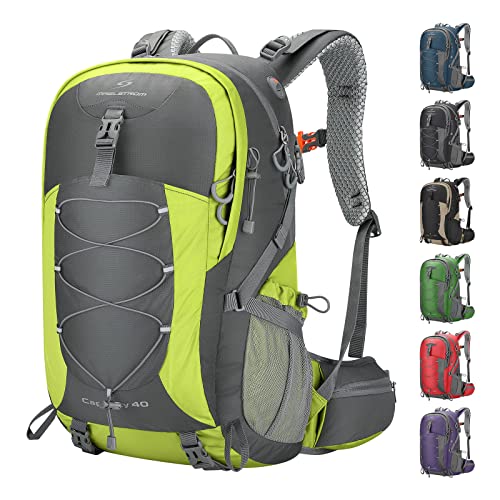 Maelstrom Hiking Backpack,Camping Backpack,40L Waterproof Hiking Daypack with Rain Cover,Lightweight Travel Backpack,Grey - color: 40l Grey, size: 40l