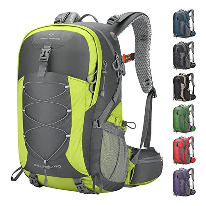 Maelstrom Hiking Backpack,Camping Backpack,40L Waterproof Hiking Daypack with Rain Cover,Lightweight Travel Backpack,Grey - color: 40l Grey, size: 40l