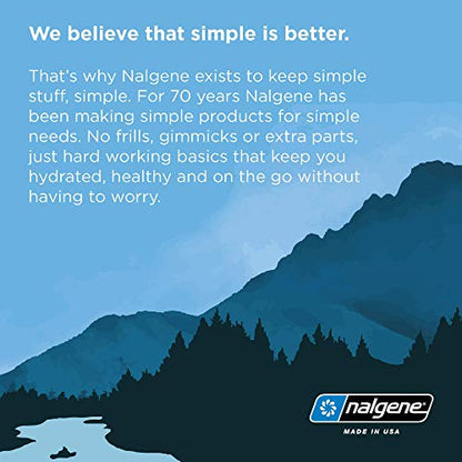 Nalgene Sustain Tritan BPA-Free Water Bottle Made with Material Derived From 50% Plastic Waste (using ISCC certified mass balance), 16 OZ, Wide Mouth, Cerulean (Pack of 6) - color: Cerulean Sustain, size: 16 Ounces (Pack of 6)