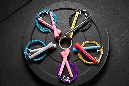 Custom Jump Rope From Double Under Wonder, Best For Gym Workouts, Crossfit Training, Speed Rope Workouts, Comes With Jump Rope Bag