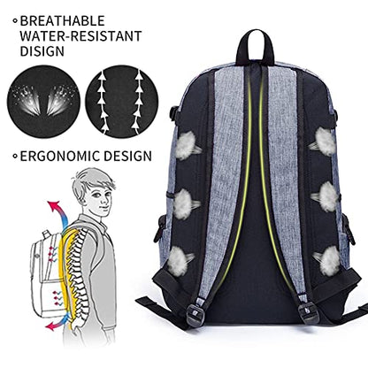 rickyh style School Backpack Travel Bag for Men & Women Lightweight College Back Pack with Laptop Compartmen - color: 01nhui