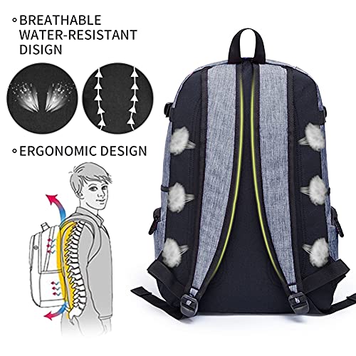 rickyh style School Backpack Travel Bag for Men & Women Lightweight College Back Pack with Laptop Compartmen - color: 01nhui