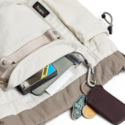 Bellroy Cinch Minipack (lightweight 9 liter backpack with external organization and adjustable shoulder straps) - Oat - color: Oat