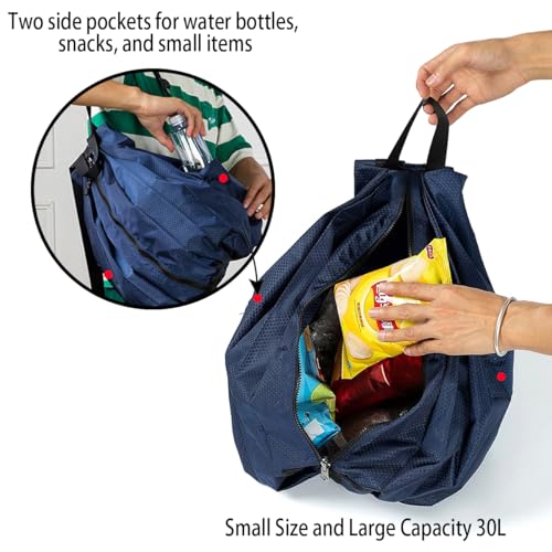Ultra Lightweight Waterproof Small Hiking Backpack,Packable, Foldable Collapsible for Beach, Camping And Gym,Small Gym Bag, casual daypacks, Travel Backpack, (Light Grey) - color: Light Gery