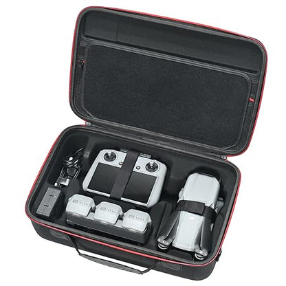 RLSOCO Carrying Case for DJI Air 3S / Air 3- Fits Mavic Air 3/3S Accessories: Air 3 Body, DJI RC/RC Pro Controller, Batteries x 4, Charger, Charging Hub, Propellers (Case Only)