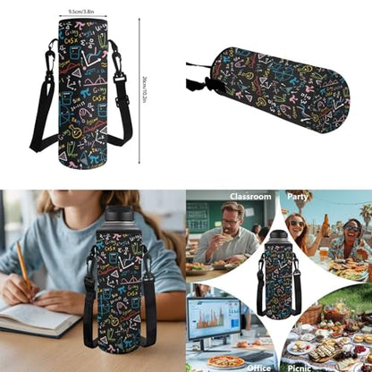 Math Backpack for Boys Kids School Backpacks with Lunch Box Water Bottle Holder and Pencil Case 4 in 1 Kindergarten Backpack for Boys School Bags with Adjustable Straps 17 Inch - color: Math