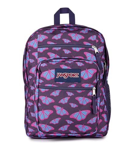 JanSport Laptop Backpack - Computer Bag with 2 Compartments, Ergonomic Shoulder Straps, 15” Laptop Sleeve, Haul Handle - Flutter By Purple - color: Flutter By Purple