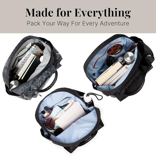 Baggallini Womens With Rfid Phone Wristlet All Day Backpack, Navy, One Size US - color: Navy