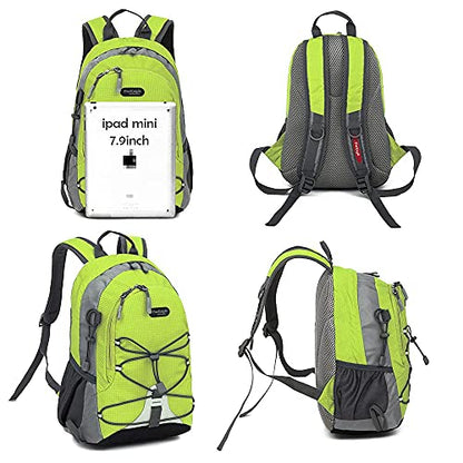 Bseash 10L Small Hiking Backpack for Kids Ages 3-6 Girls Boys Under 4 feet - color: Apple Green